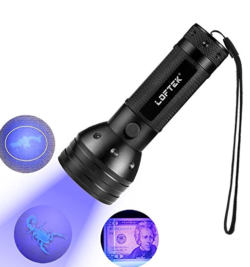 who has uv black light flashlights in stock