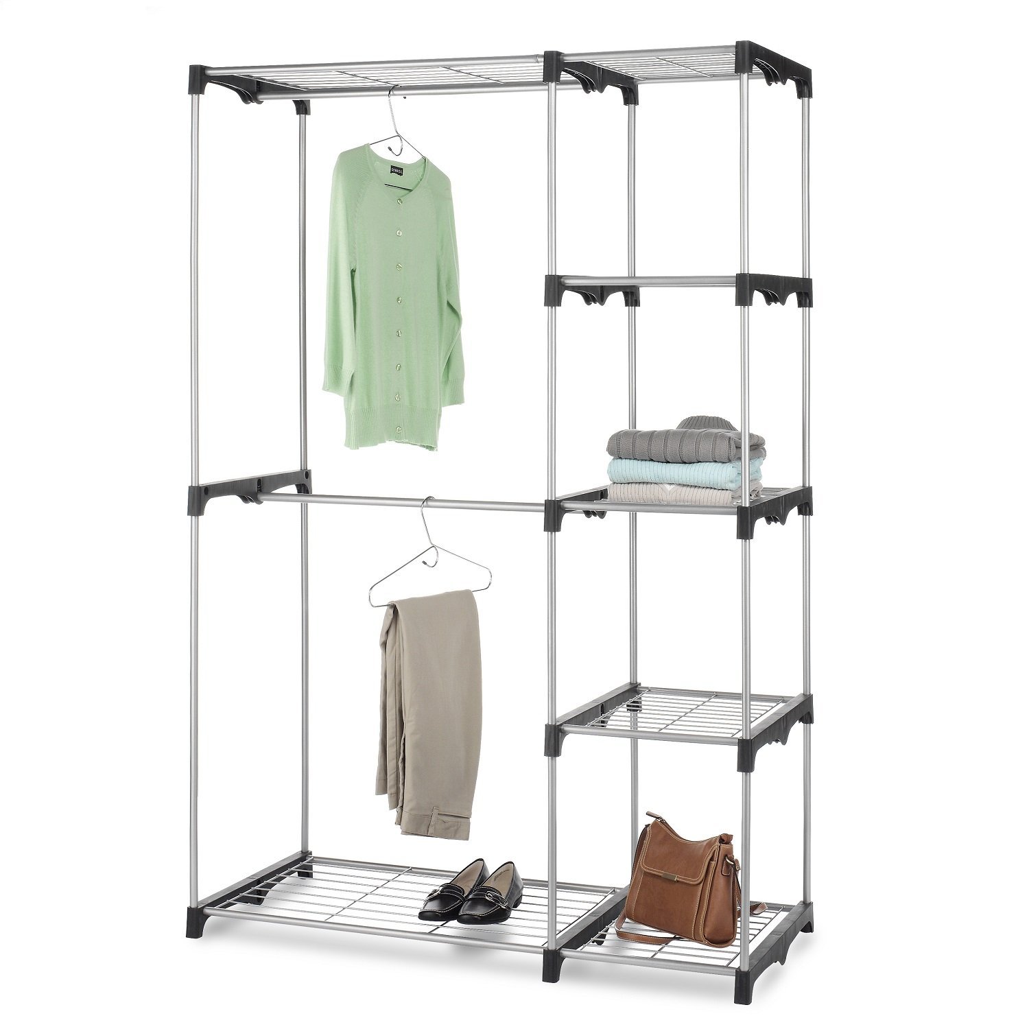 8. Whitmor Double Rod Freestanding