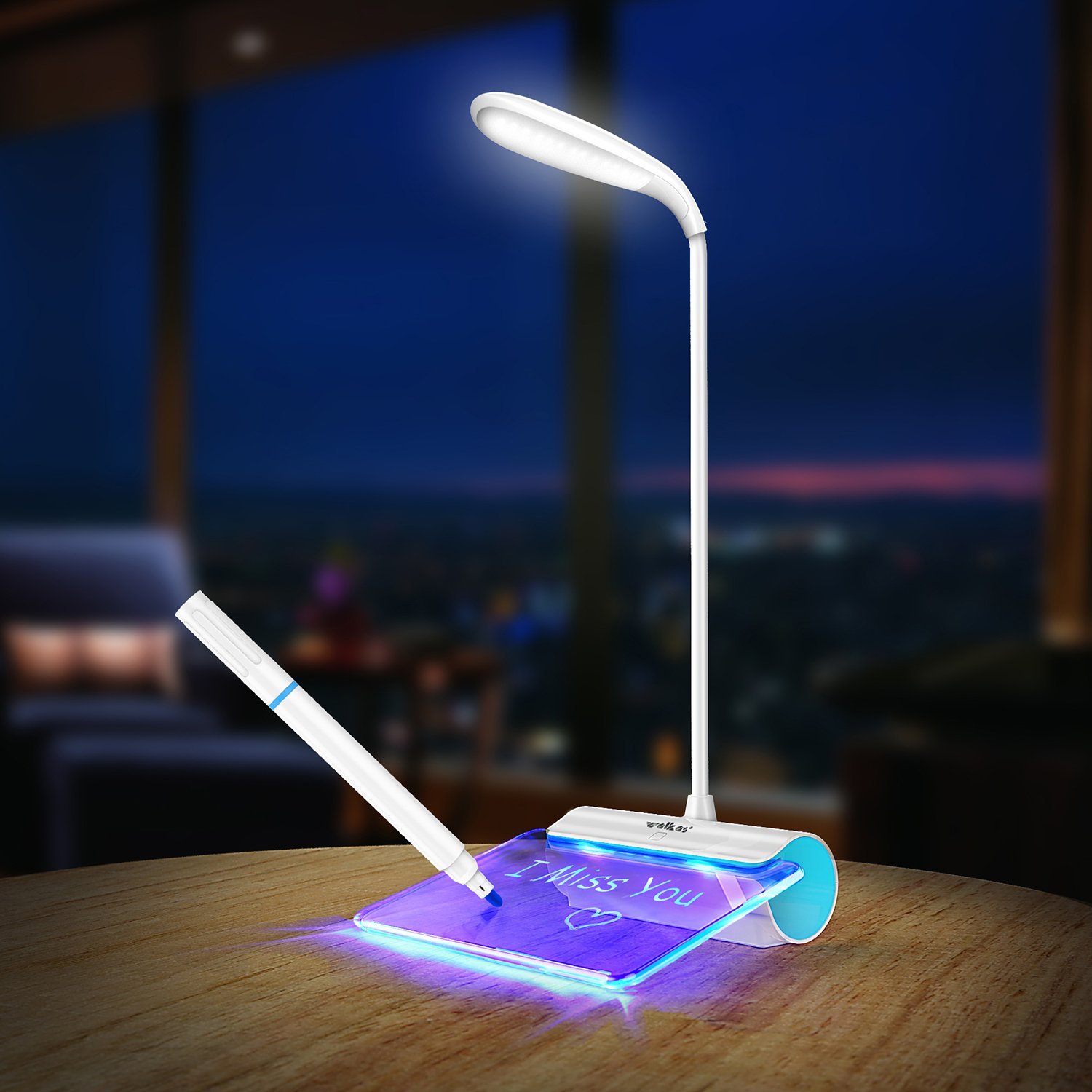 10. Walkas Lamp with Message Board