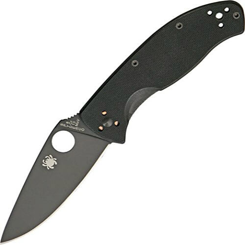 2. Spyderco Tenacious Plain Edge Knife