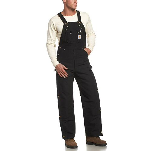 1. Carhartt Men's Quilt Lined Zip Overalls