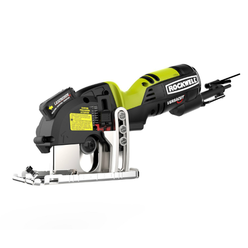 1. Rockwell RK3440K Versacut 4.0 Amp Ultra-Compact Circular Saw with Laser Guide