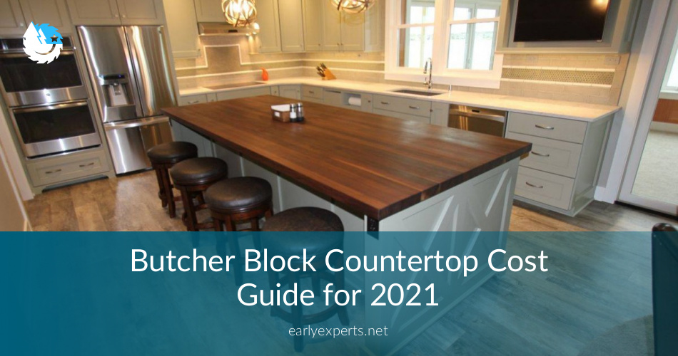 Average price of butcher block countertops