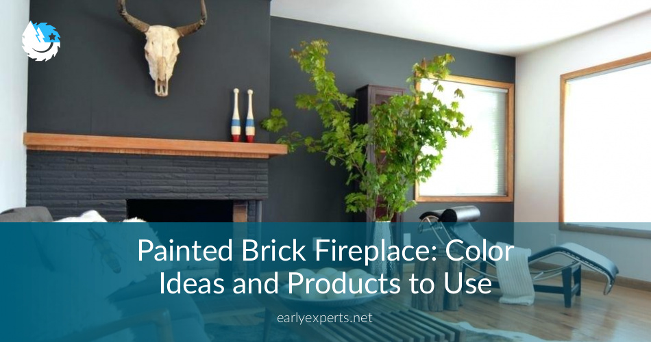 Painted Brick Fireplace Color Ideas Joloneliness