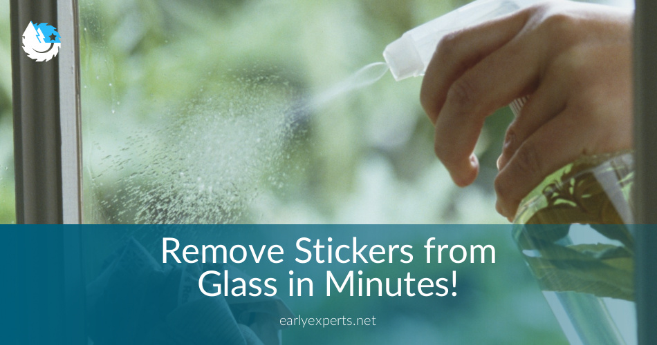 How To Take Stickers Off Glassware