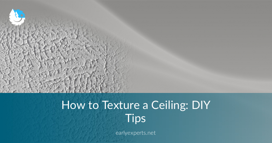 How To Texture A Ceiling Diy Tips Video Tutorial